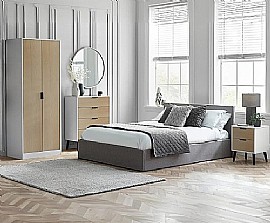 Alba White and Oak Bedroom Furniture Range